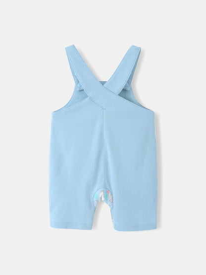 Baby All-Over Print Short Dungarees