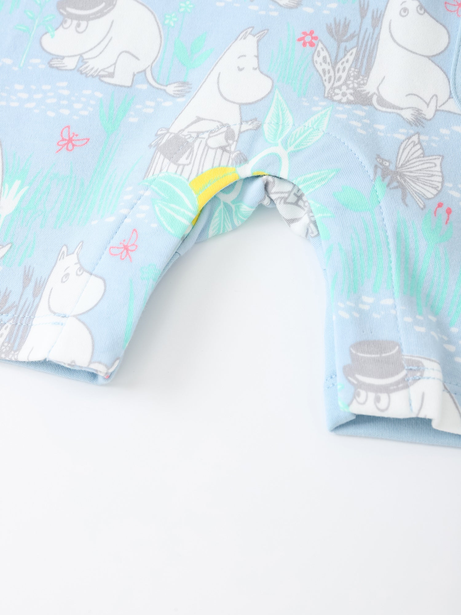 Baby All-Over Print Short Dungarees