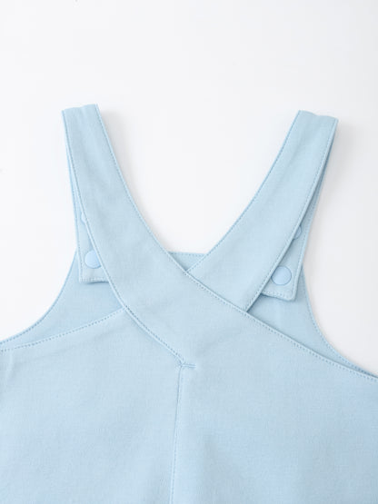 Baby All-Over Print Short Dungarees