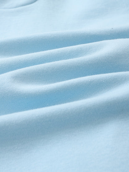 Baby Short Sleeve Colorblock All-Over Print Romper