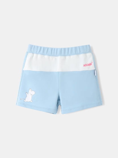 Baby Colorblock Print Shorts