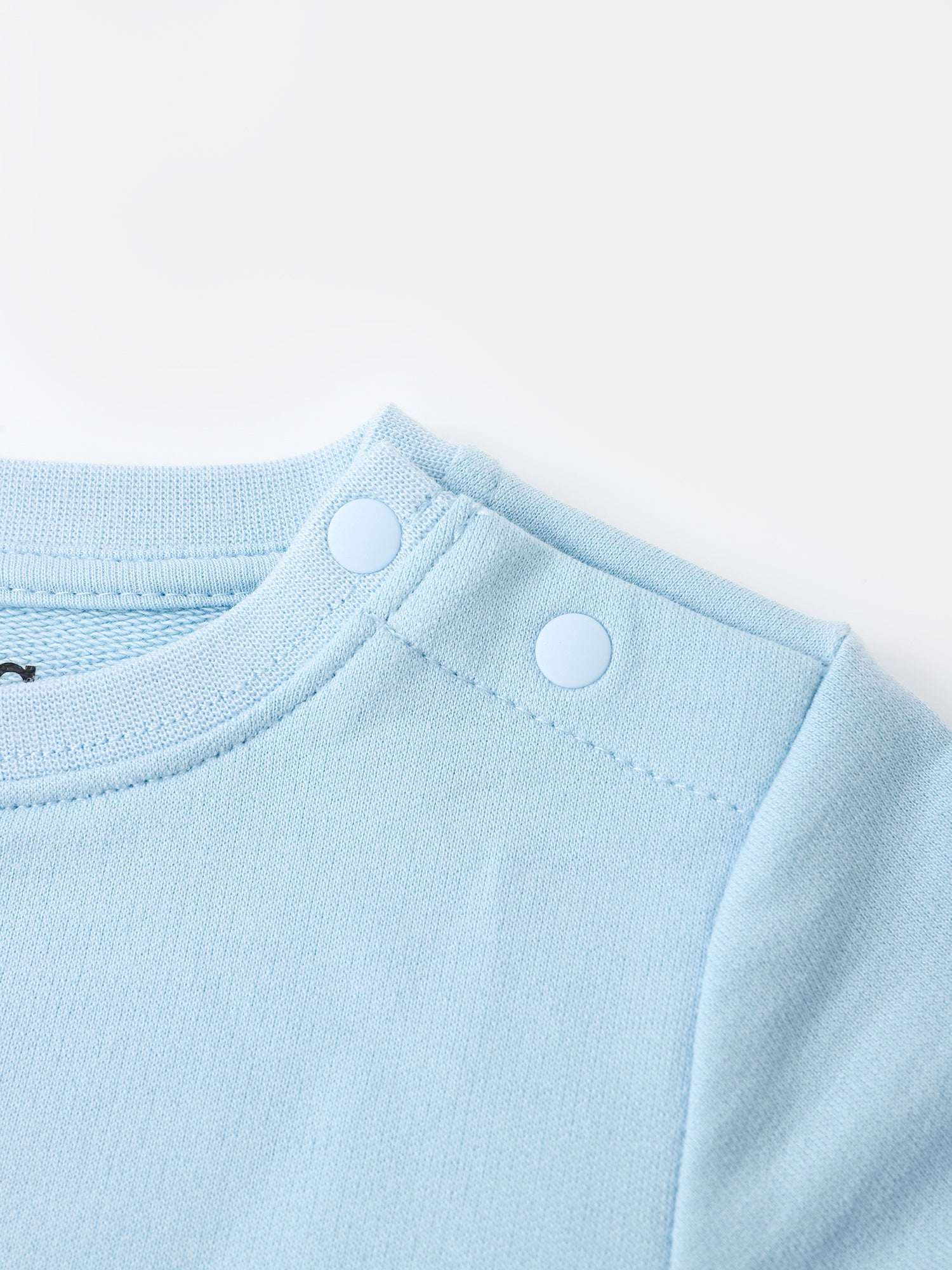 Baby Short Sleeve Colorblock Print Sweatshirt