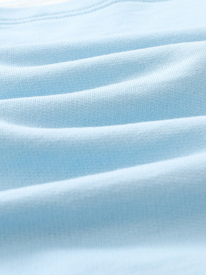 Baby Short Sleeve Colorblock Print Sweatshirt