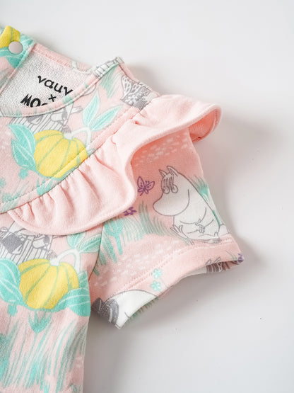 Baby Short Sleeve All-Over Print Dress