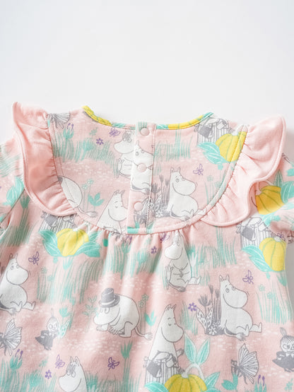 Baby Short Sleeve All-Over Print Dress