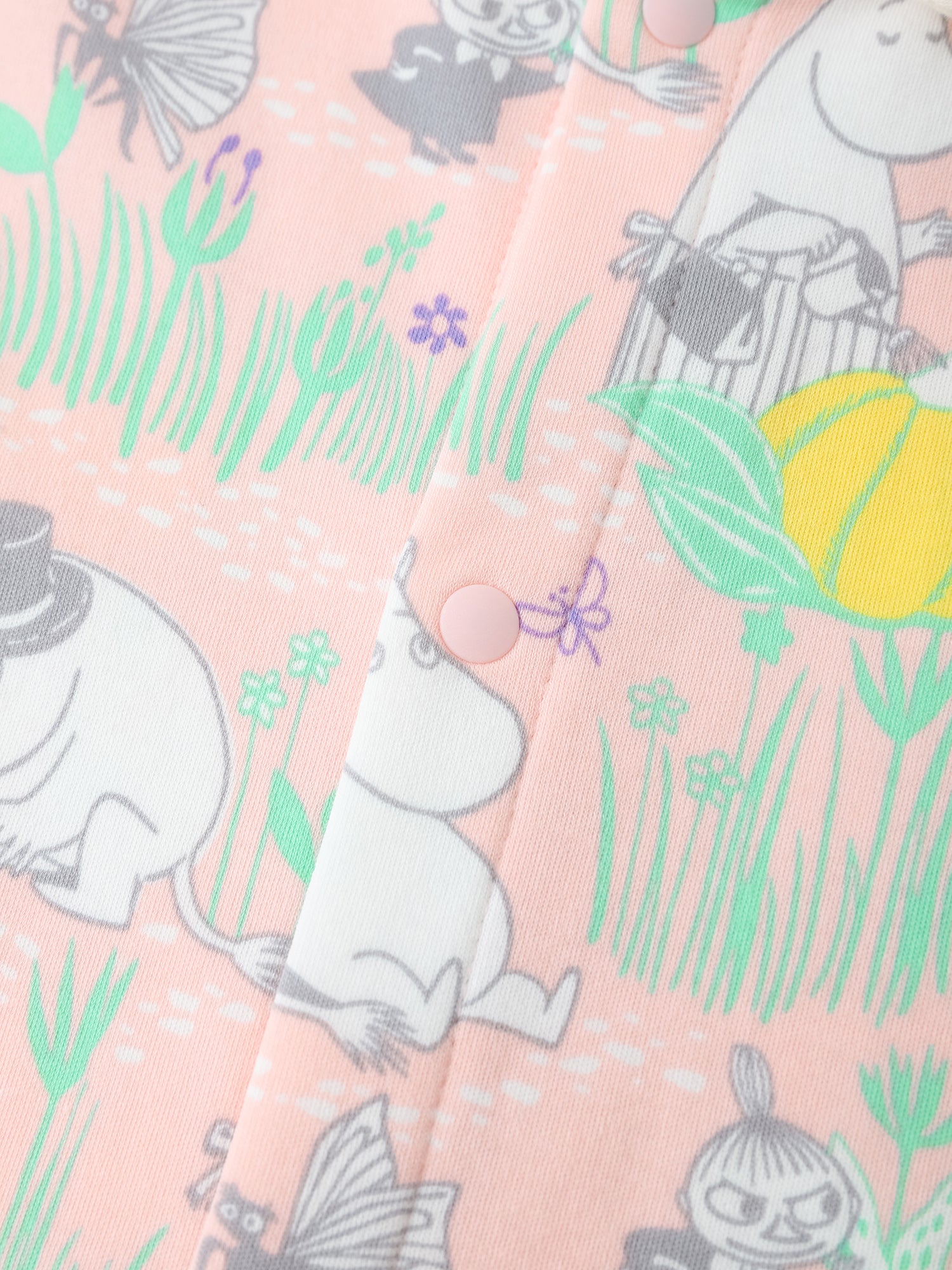 Baby Peter Pan Collar Short Sleeve All-Over Print Romper
