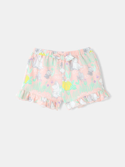Baby Ruffle All-Over Print Shorts