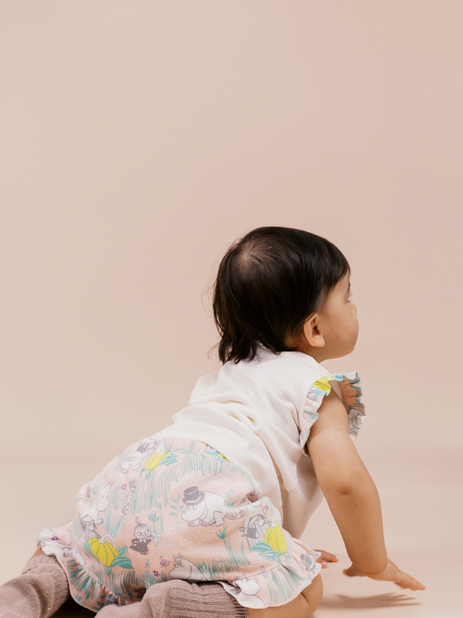 Baby Ruffle All-Over Print Shorts