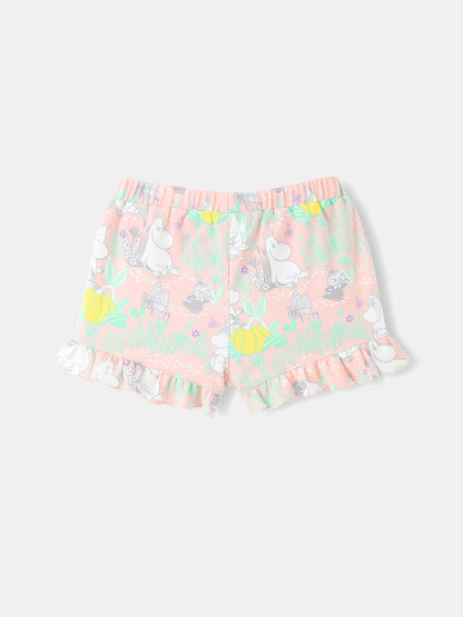 Baby Ruffle All-Over Print Shorts