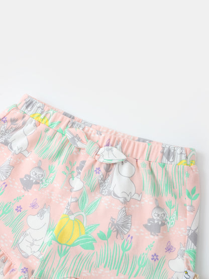 Baby Ruffle All-Over Print Shorts