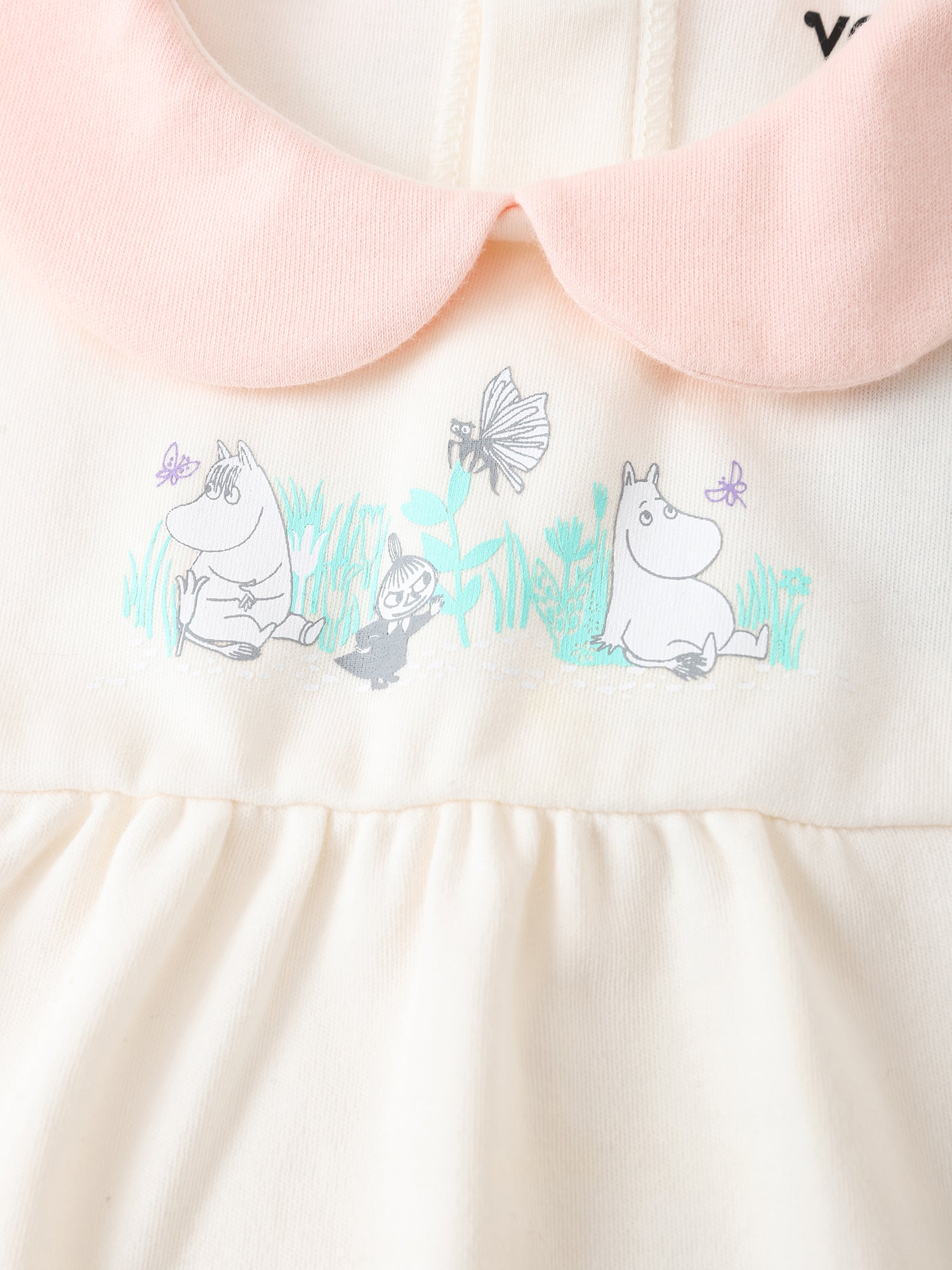 Baby Peter Pan Collar Puff Sleeve Dolly Top