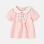 Baby Peter Pan Collar Puff Sleeve Dolly Top
