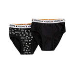 VAUVA Vauva Boys Organic Cotton Underwear (Briefs) - Vauva Black Underwear