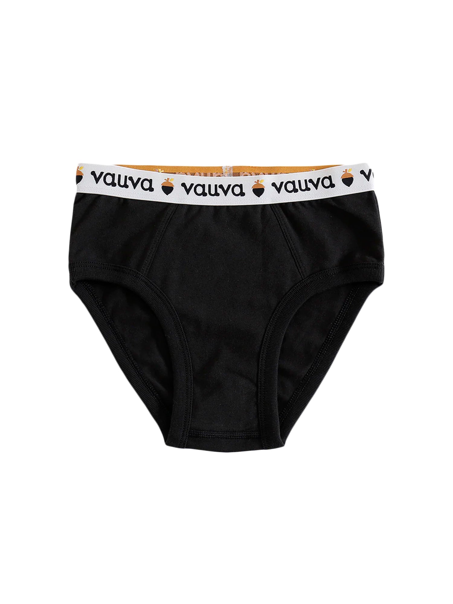 VAUVA Vauva Boys Organic Cotton Underwear (Briefs) - Vauva Black Underwear
