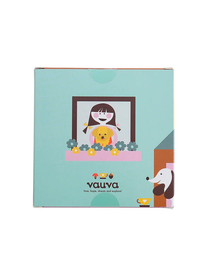 VAUVA Vauva Girls Organic Cotton Underwear - Vauva Pattern / Grey Love Underwear