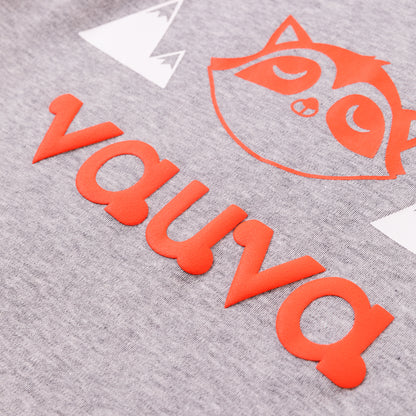 VAUVA Vauva Boys Raccoon Hill Long Sleeves Tee - Grey Tops