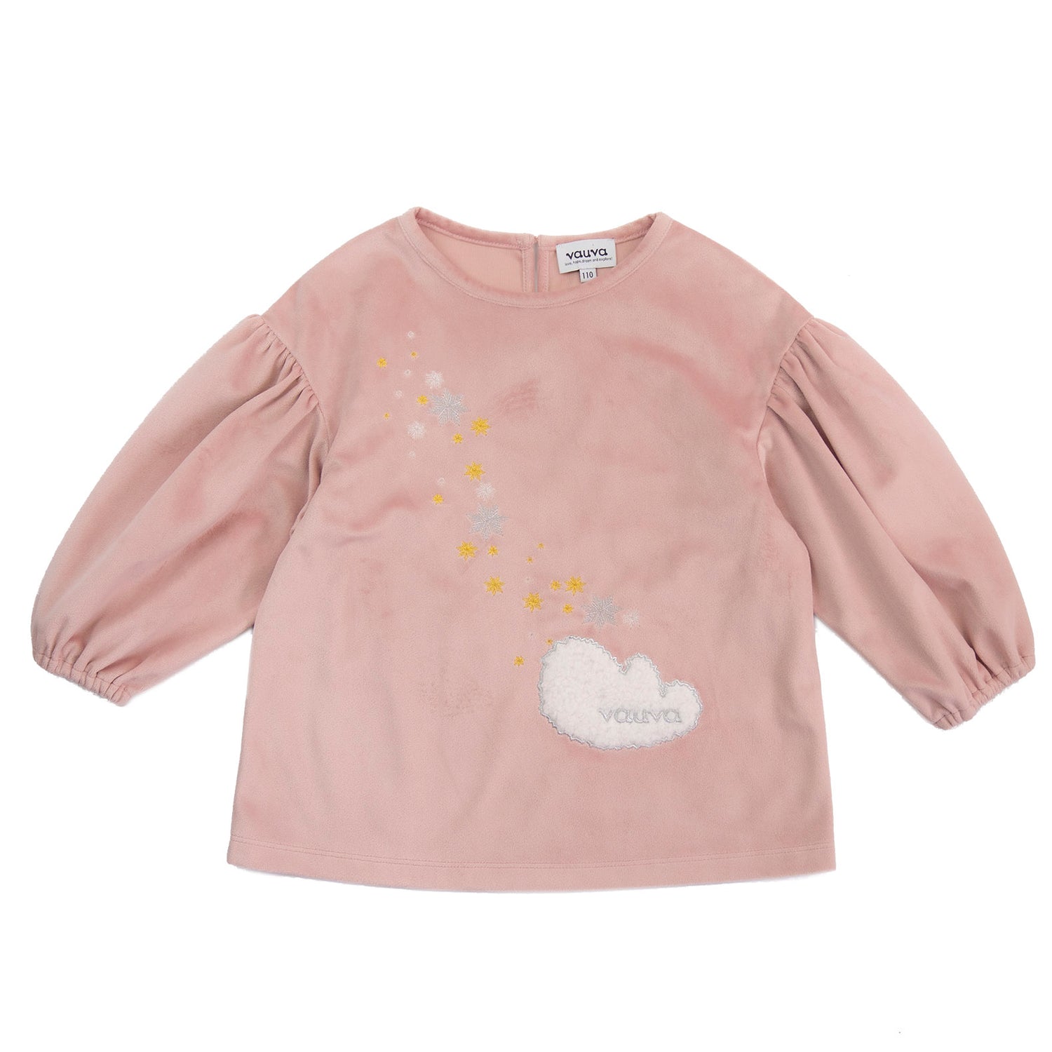 VAUVA Vauva Girls Cloud Velvet Top - Pink Fashion