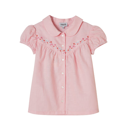 VAUVA Vauva 2022 - Short Sleeves Embroidered Shirt Tops