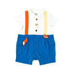 VAUVA Vauva 2022 - Organic Cotton Fox Polo Romper Romper
