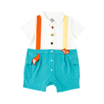 VAUVA Vauva 2022 - Organic Cotton Fox Polo Romper Romper